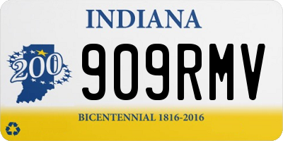 IN license plate 909RMV