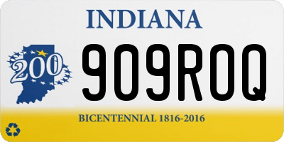 IN license plate 909ROQ