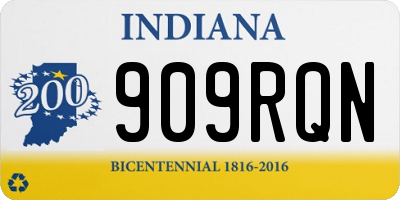 IN license plate 909RQN