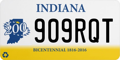 IN license plate 909RQT