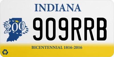IN license plate 909RRB