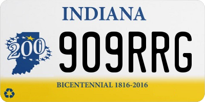 IN license plate 909RRG
