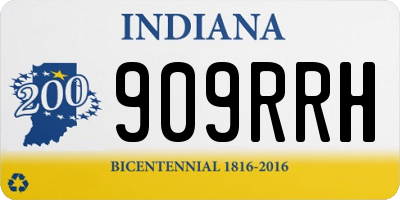 IN license plate 909RRH