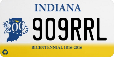 IN license plate 909RRL