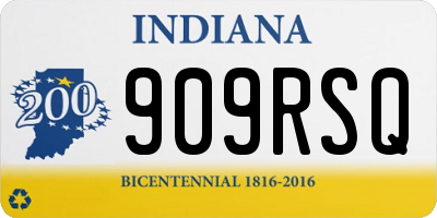 IN license plate 909RSQ