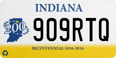 IN license plate 909RTQ