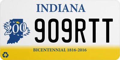 IN license plate 909RTT