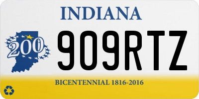 IN license plate 909RTZ