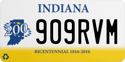 IN license plate 909RVM