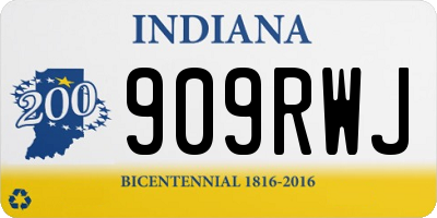IN license plate 909RWJ