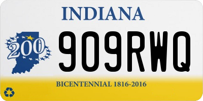 IN license plate 909RWQ