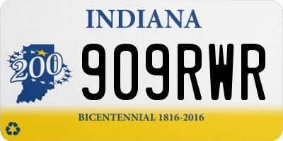IN license plate 909RWR