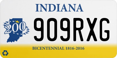 IN license plate 909RXG