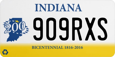 IN license plate 909RXS