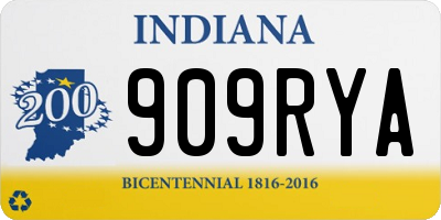 IN license plate 909RYA