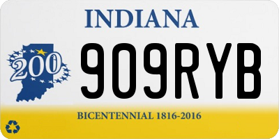 IN license plate 909RYB