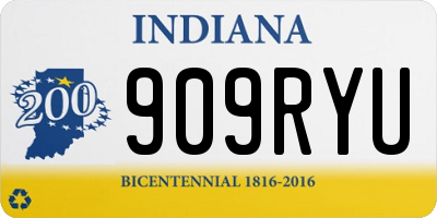 IN license plate 909RYU