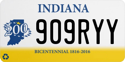 IN license plate 909RYY