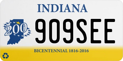 IN license plate 909SEE