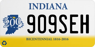 IN license plate 909SEH