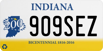 IN license plate 909SEZ