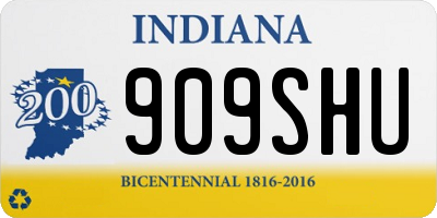 IN license plate 909SHU