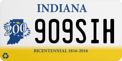 IN license plate 909SIH