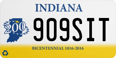 IN license plate 909SIT