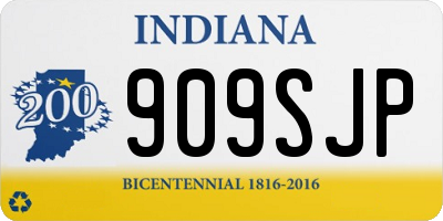 IN license plate 909SJP