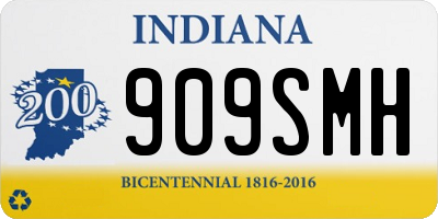 IN license plate 909SMH