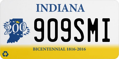 IN license plate 909SMI