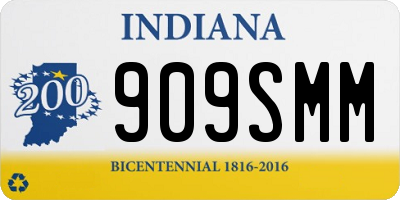IN license plate 909SMM