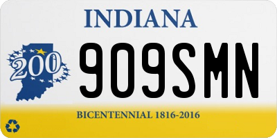 IN license plate 909SMN