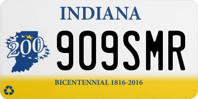 IN license plate 909SMR