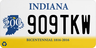 IN license plate 909TKW