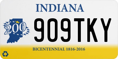 IN license plate 909TKY