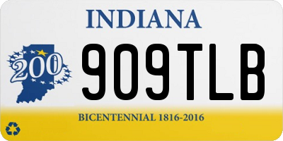 IN license plate 909TLB