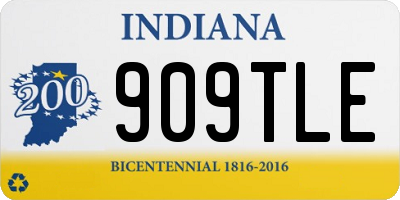 IN license plate 909TLE