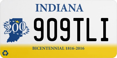 IN license plate 909TLI