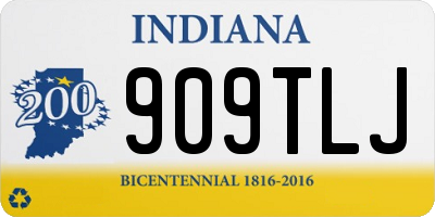 IN license plate 909TLJ