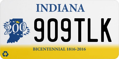 IN license plate 909TLK