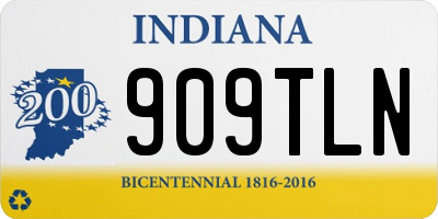 IN license plate 909TLN