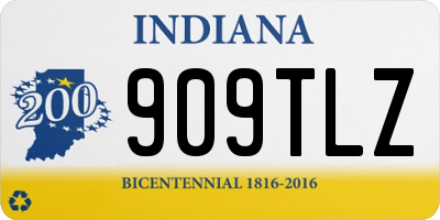 IN license plate 909TLZ