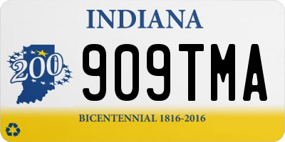 IN license plate 909TMA