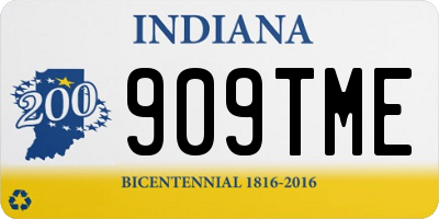 IN license plate 909TME