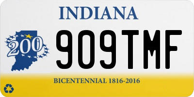 IN license plate 909TMF