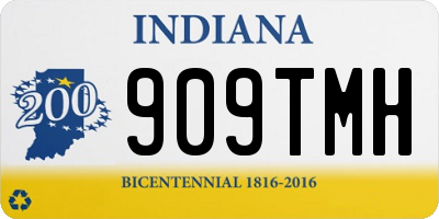 IN license plate 909TMH
