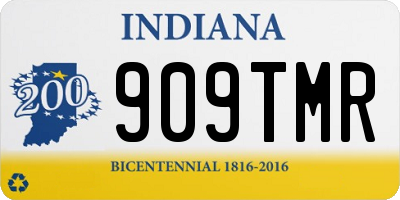 IN license plate 909TMR