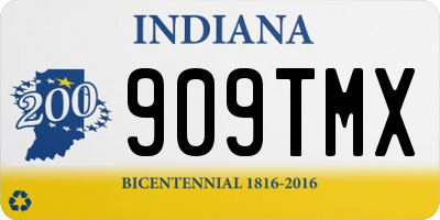 IN license plate 909TMX