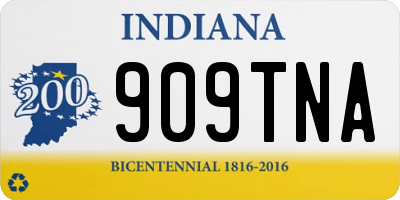IN license plate 909TNA